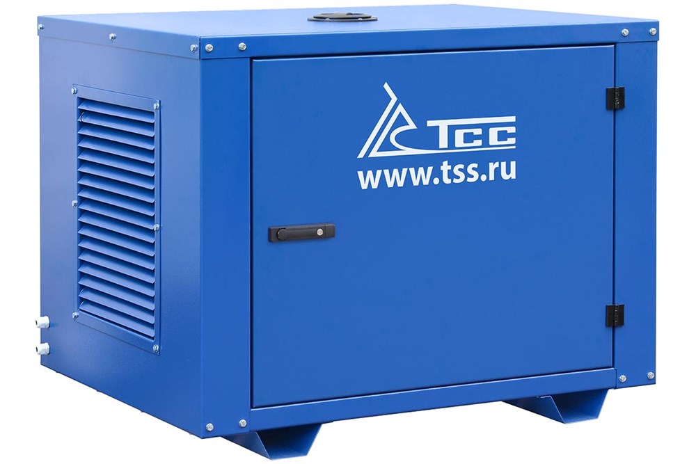 Фото 9 - Бензогенератор TSS SGG 5000EHNA в кожухе.