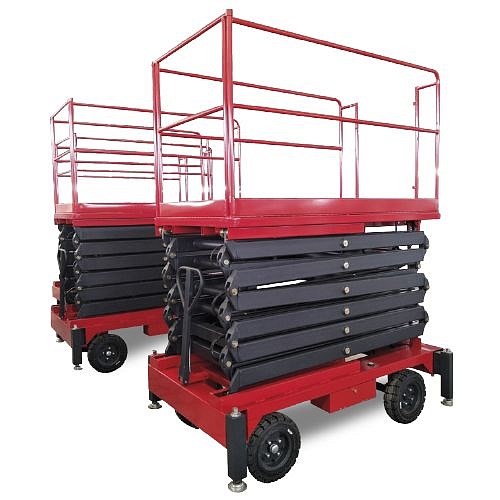 Фото 49 - Ножничный Подъемник QX-030-090 OXLIFT 300 кг 9 м.