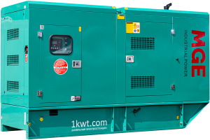 Фото 8 - P60CS дизельный генератор MGE 60 кВт В кожухе на двигателе Cummins / 4BTA3.9-G11.